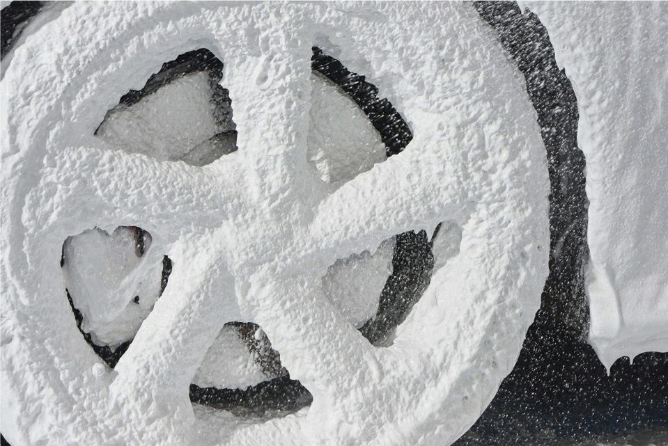 Lance spuma activa frisca dispozitiv spumant