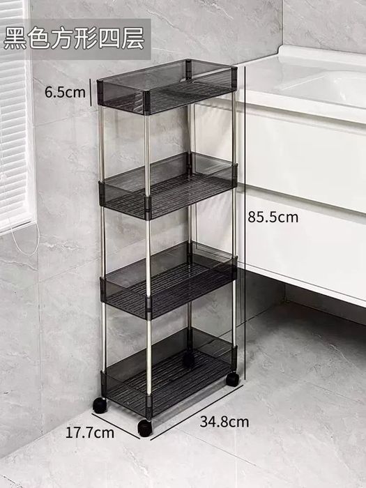 Полка этажерка тележка для кухни или ванной комнаты