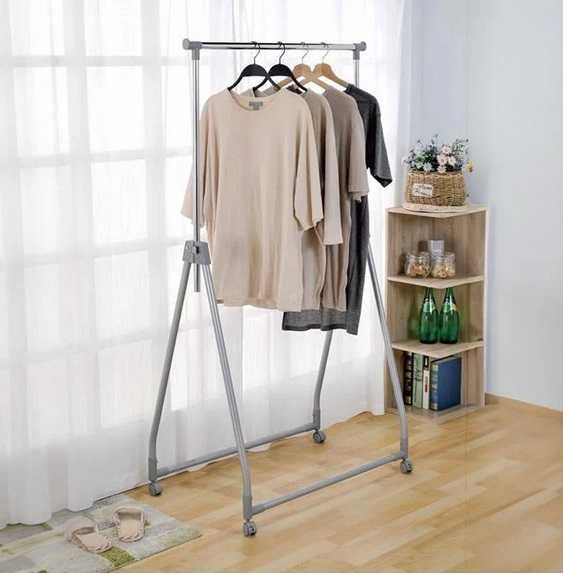 Метална закачалка, Етажерка за дрехи и обувки, 167cm