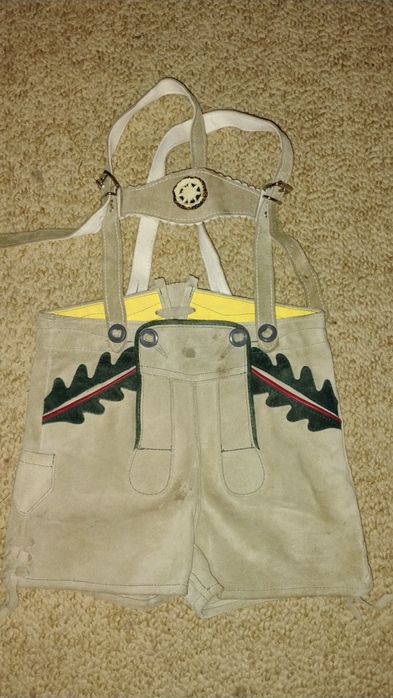 Pantaloni haina bavareza Oktoberfest copii