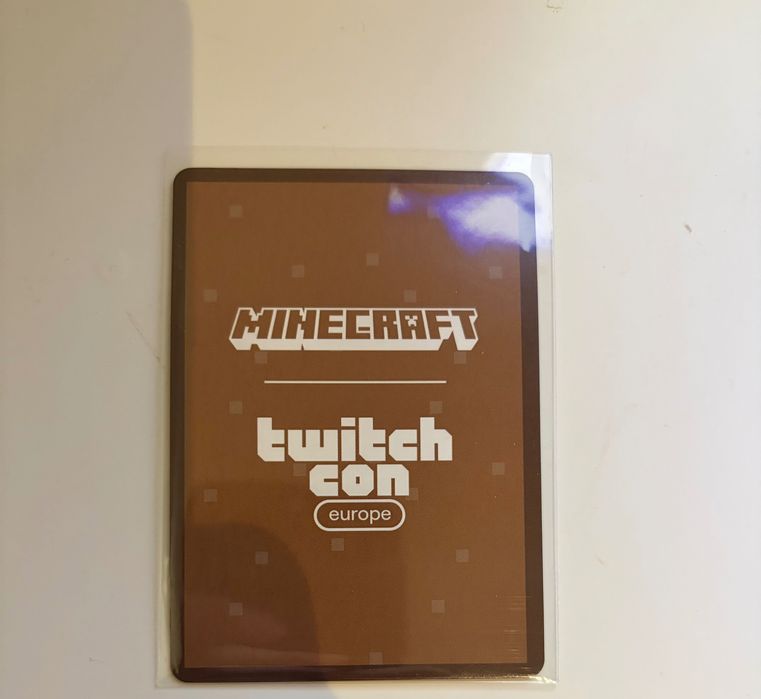 Minecraft Crafter Cape Code - TwitchCon Rotterdam 2026 Exclusive