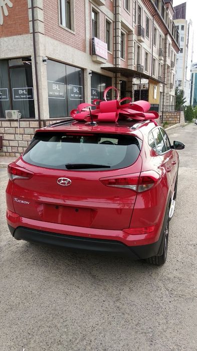 Podarochniy avto bant, аксессуары на авто, бант красный