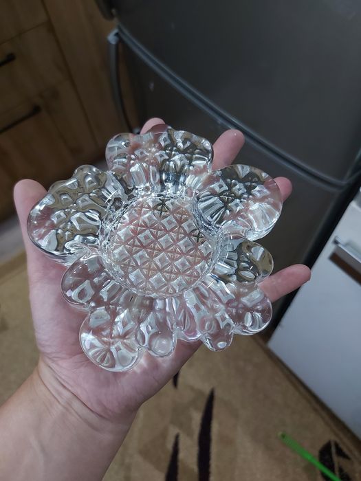 Пепельница хрусталь Чехия