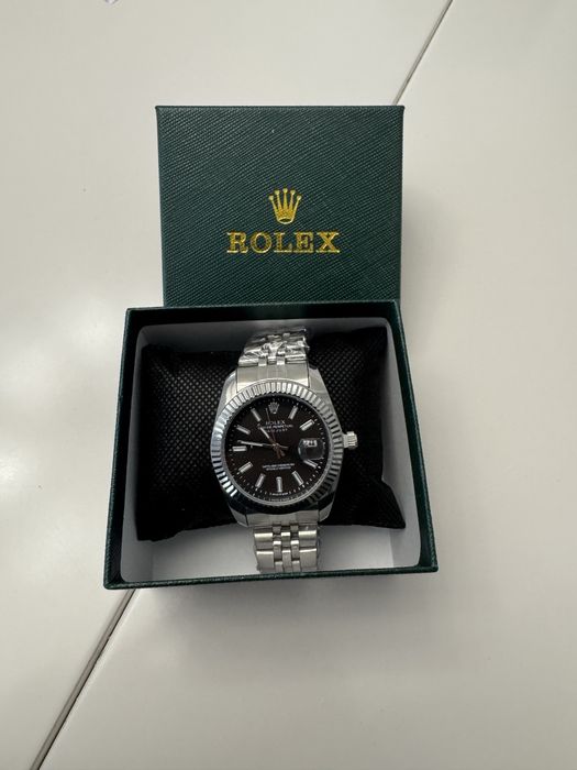 Ceas Rolex Datejust – Nou, cadran negru, brățară Jubilee