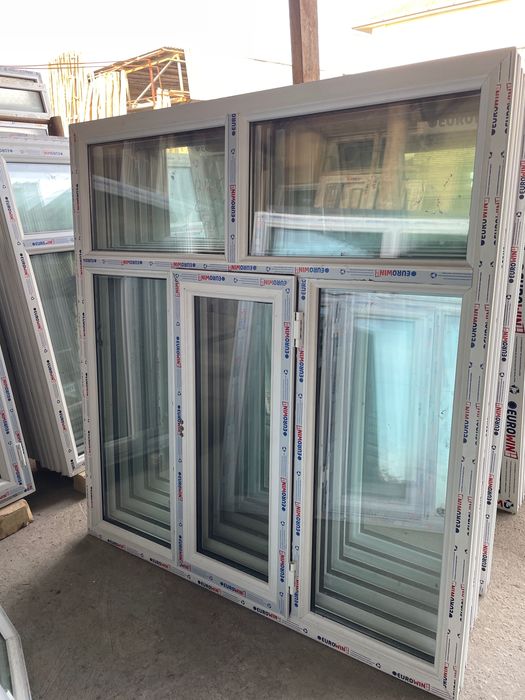 Готовы Пластиковые рамы и алюминиевые двери любых размеров