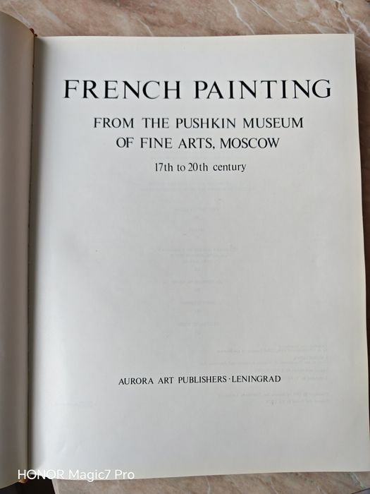 Album pictură French paithing pushkin museum