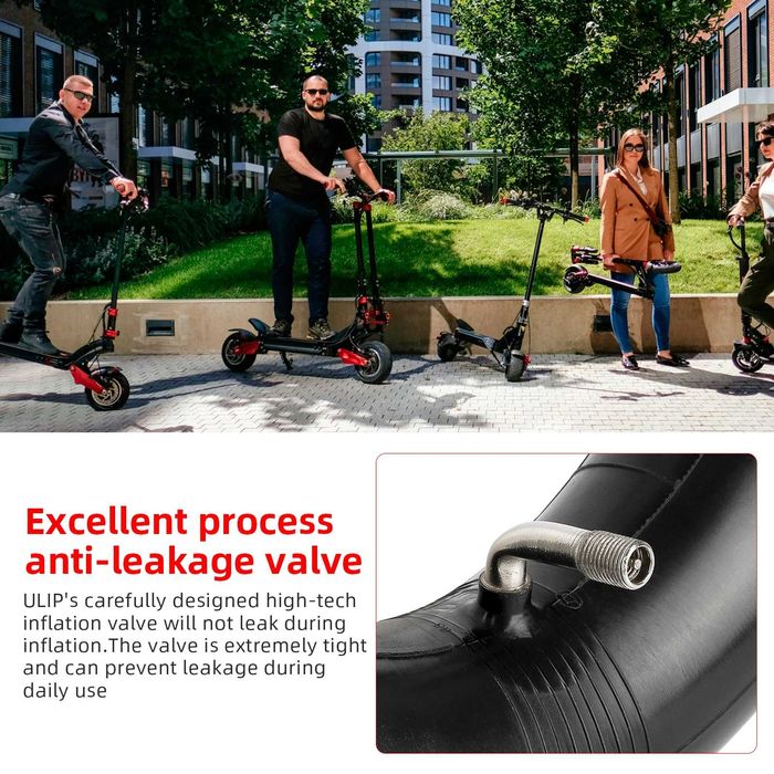 Camera trotineta 10x3.0 80/65-6 255x80 cu valva indoita la 90 grade