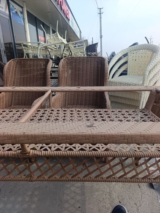 Ротанг ратан стол стуллар