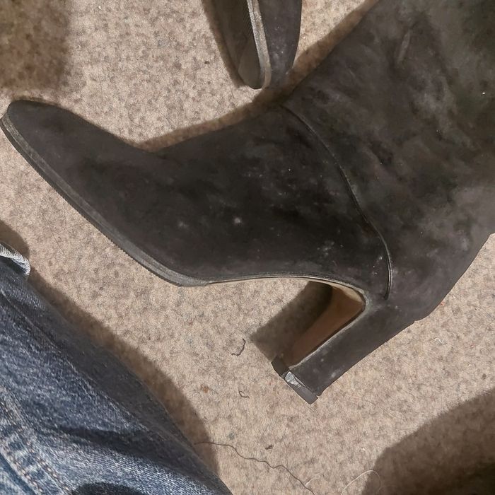 Кожени/велурени  ботуши