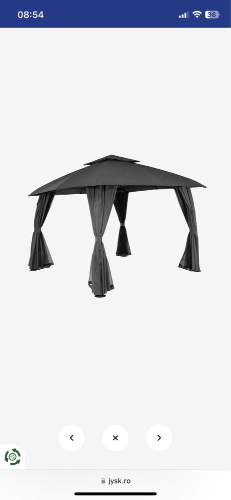 Pavilion 3x4 metri Sankt Hans pentru terasa, gradina Selimbar • OLX.ro