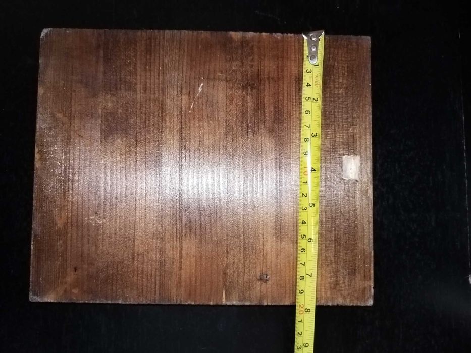 Ръчно рисувана православна икона Архангел Михаил златен варак 25/20 см