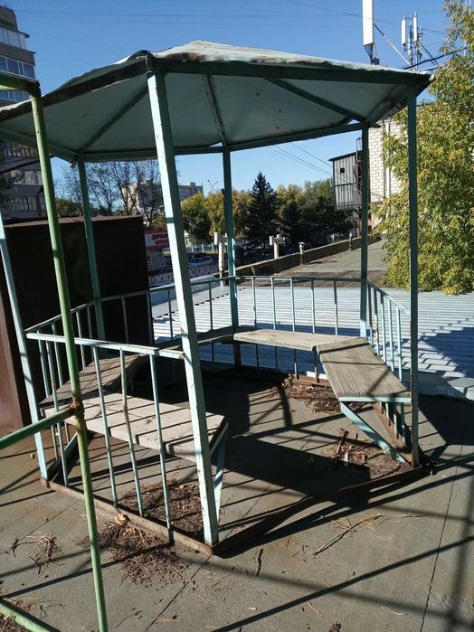 Беседка цельнометаллическая