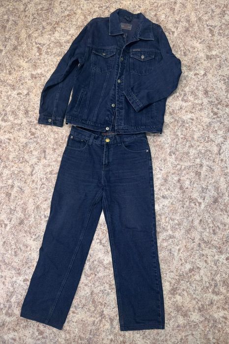 Джинсовый костюм мужской