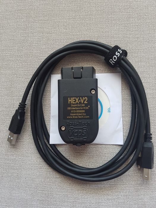 Interfata tester VCDS 24.7  HEX V2 VAG COM Romana Garantie 1 an 2025