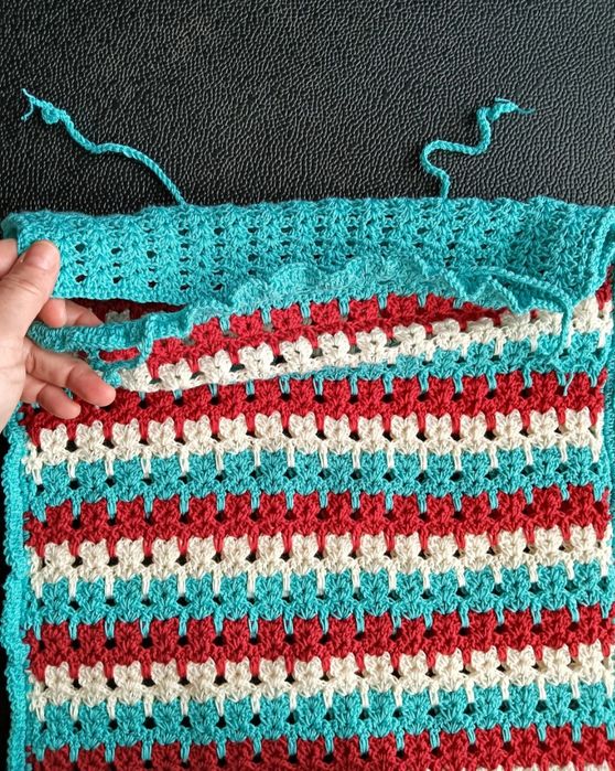 Husă pernă croșetată