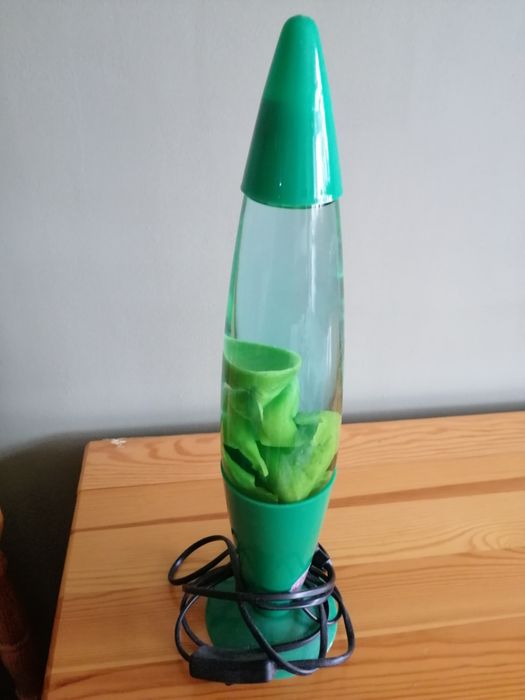 Восъчна зелена лампа