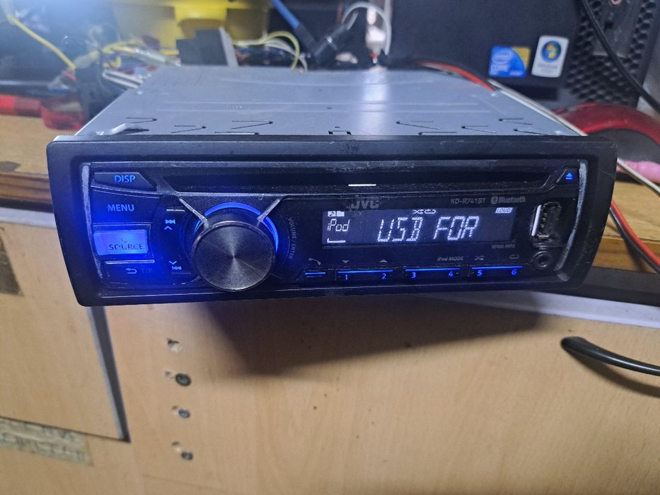 Оригинален JVC KD R741BT CD.USB Bluetooth Aux.Mp3