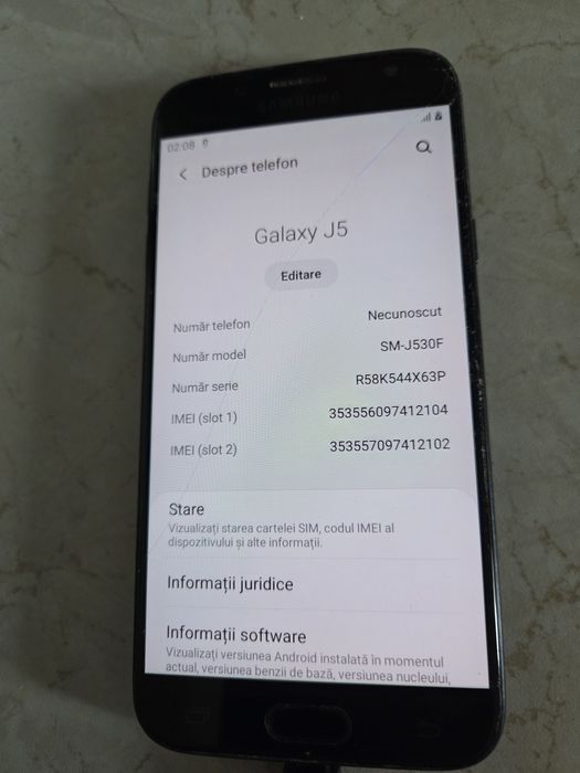 Vand samsung galaxy J5 16Gb
