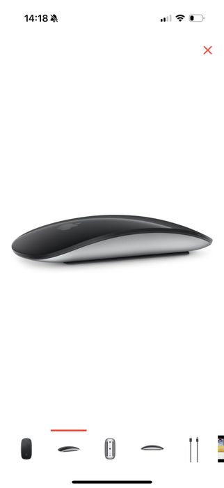 Мышь Apple Magic Mouse 2 (USB-C) черный