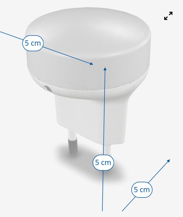 Lampă veghe LED cu senzor crepuscular
