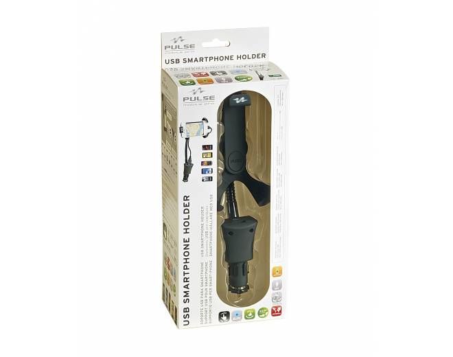 Suport auto BestAutoVest pentru telefon 4 H-108/135 L-45/75mm cu incarcator fixare la bricheta masinii