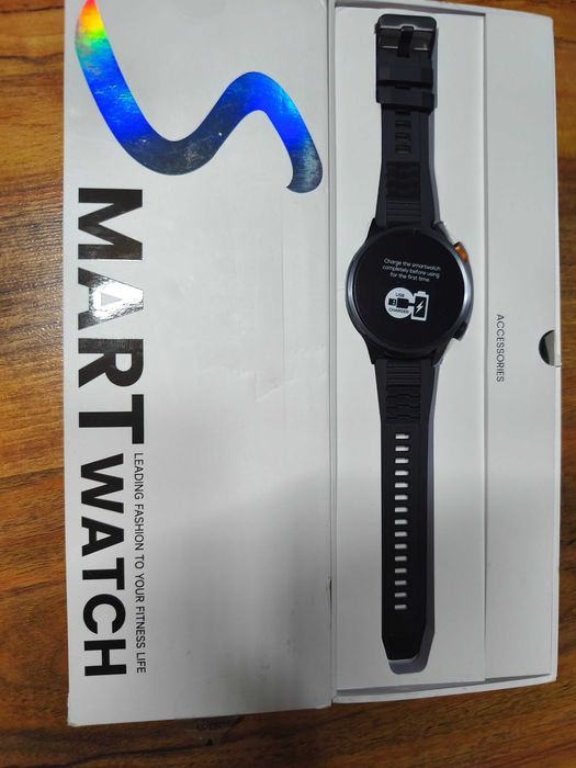 Унисекс Часовник Smart Watch AK90, Фенер, 1000mAh Батерия, 2 верижки
