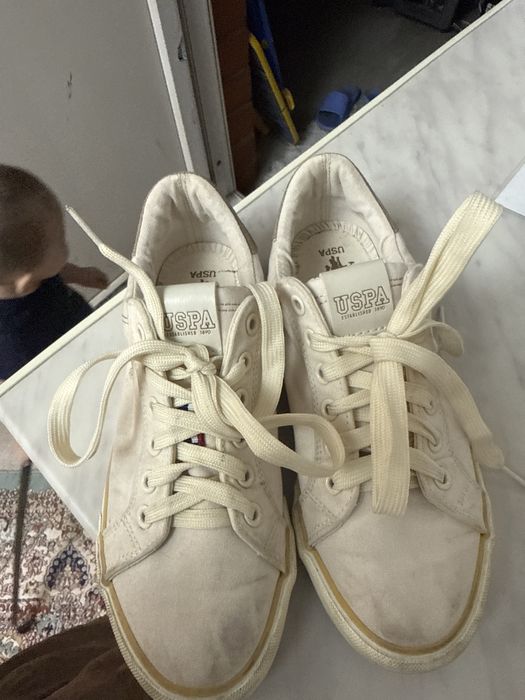 Кеды Polo бежевые