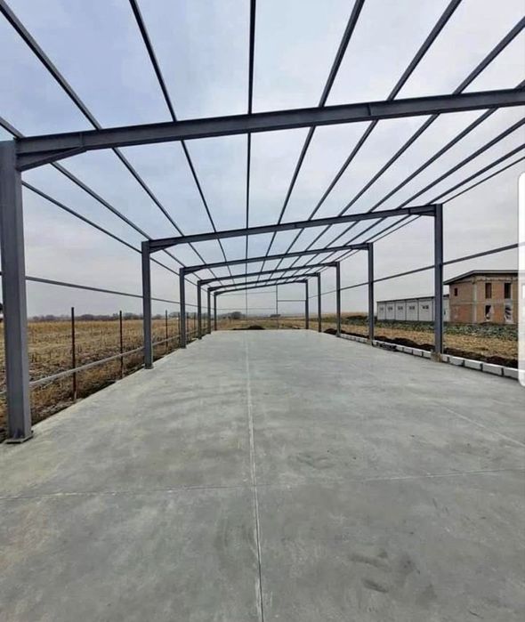 Vând confecționez hale structuri metalice la prețul 35 euro Mp