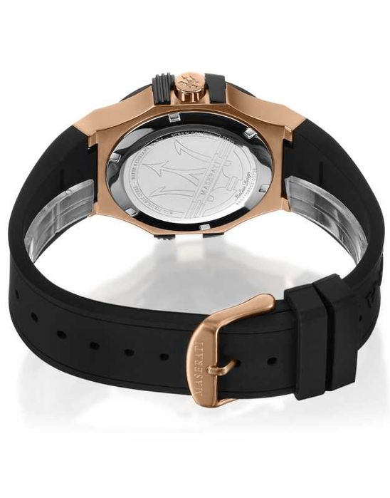 Ceas NOU barbatesc Maserati ORIGINAL, Quartz, 40mm, 10ATM, Auriu