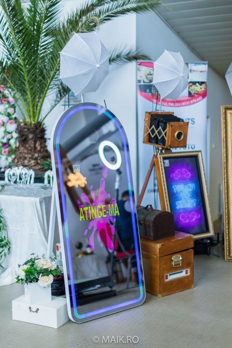 Cabina foto 360 VideoboothCandyBar Baloane Aranjamente by OakEvents