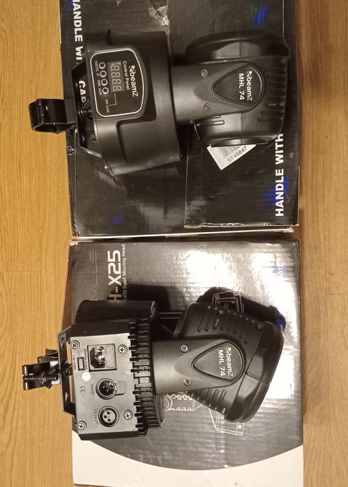 Mouving Head  MH-X25 LED 2 buc, și MHL 74 LED 2 buc