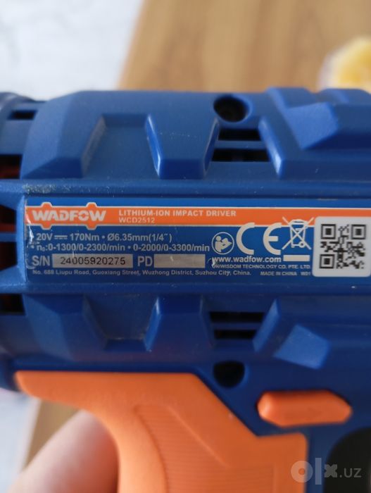 Шрупаверт винтаверт wadfow 20v ingoco 20v