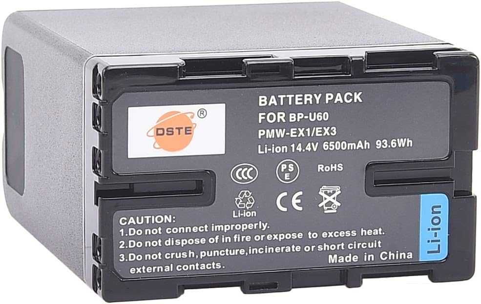 DSTE пълно кодирана литиево-йонна батерия за камери Sony