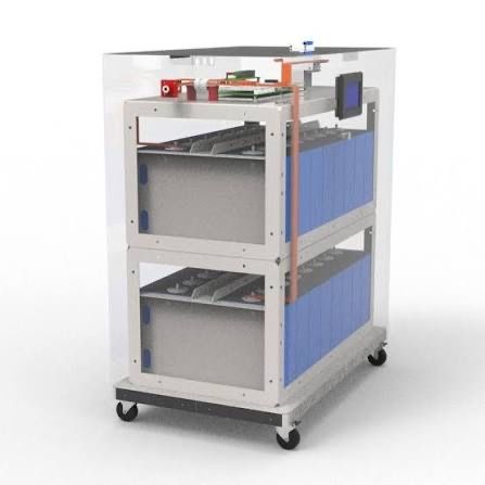 Ansamblez baterii si carcase  pentru sistem solar
