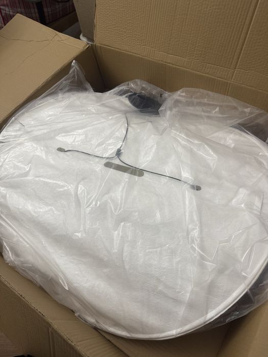 Люстра из перерботанного материала