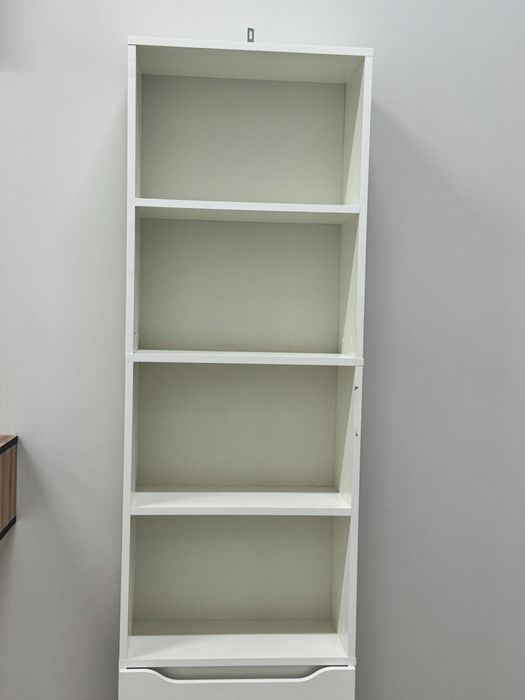 Стеллаж белый с ящиками новый