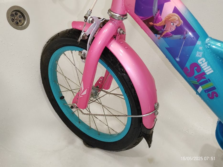 Детский велосипед "холодное сердце"