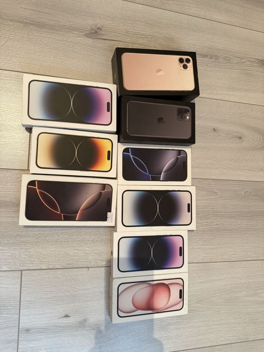 Айфон, iphone, коробки