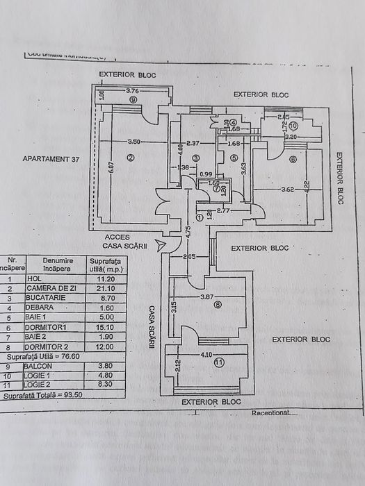 Proprietar vând apartament zonă centrală.centrala , 3 camere decomandate, 3 balcoane, 2 bai!