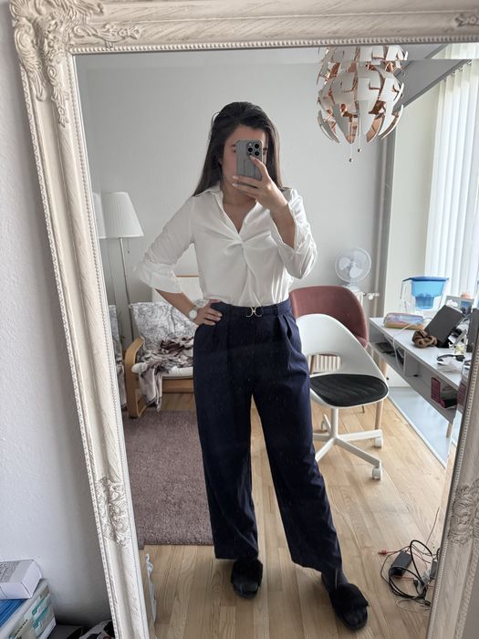 Тъмносин офис панталон М