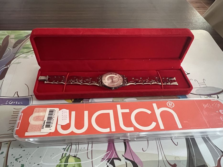 Ceas Swatch nou, cu folie + garanție, cutie cadou