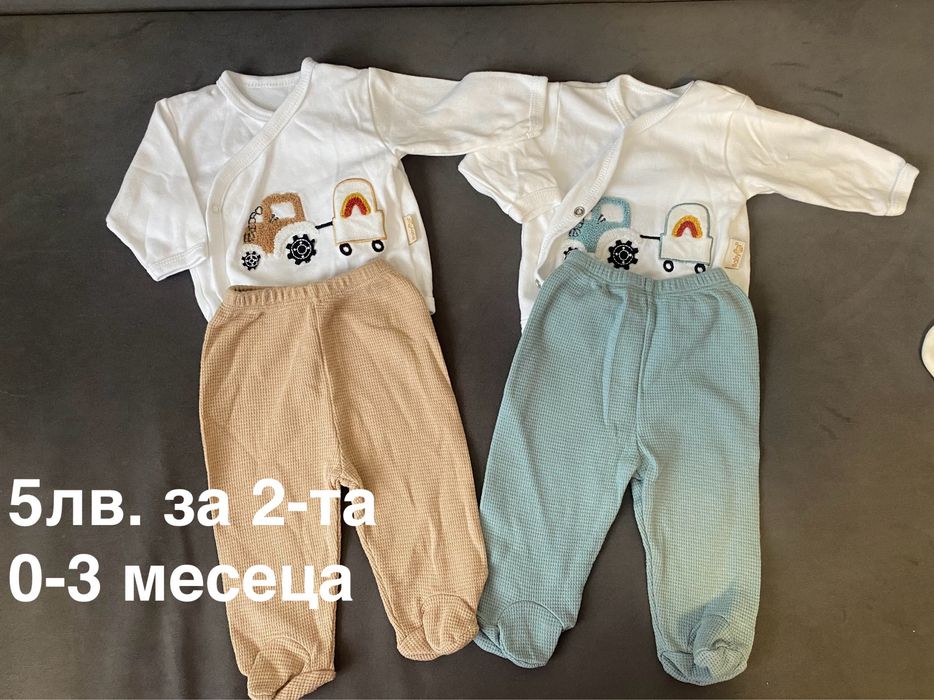 Бебешки дрешки за близнаци новородени