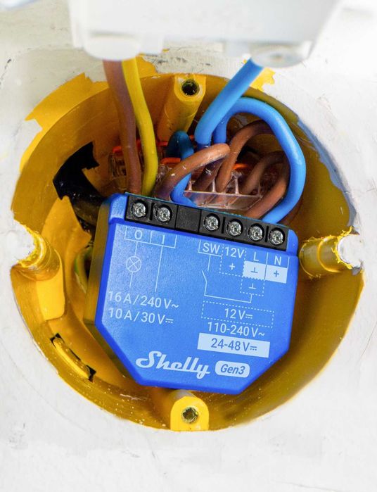 Shelly 1 Gen3 – Интелигентен Wi-Fi Превключвател 16A