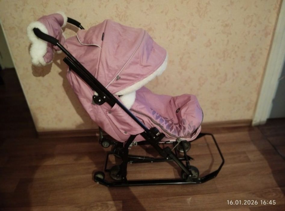 Продам детский санки коляска
