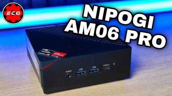 Mini pc Nipogi AM06PRO, Ryzen 7 5700u, 16 Gb, 512 Gb, nou