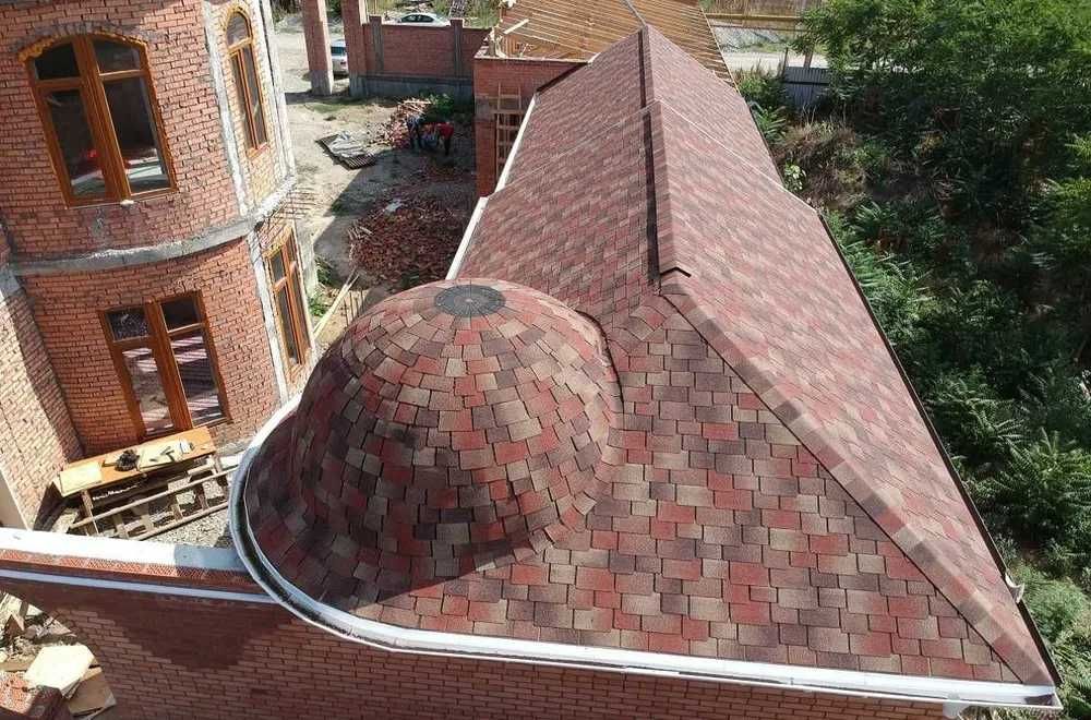 Гибкая черепица Мягк Кровл Руфлекс Katepal андулин том коплама Фергана