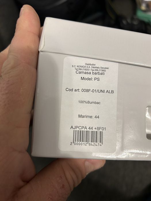 Camasa barbati  ( pentru papion)