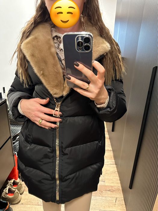 Пуховик женский норка