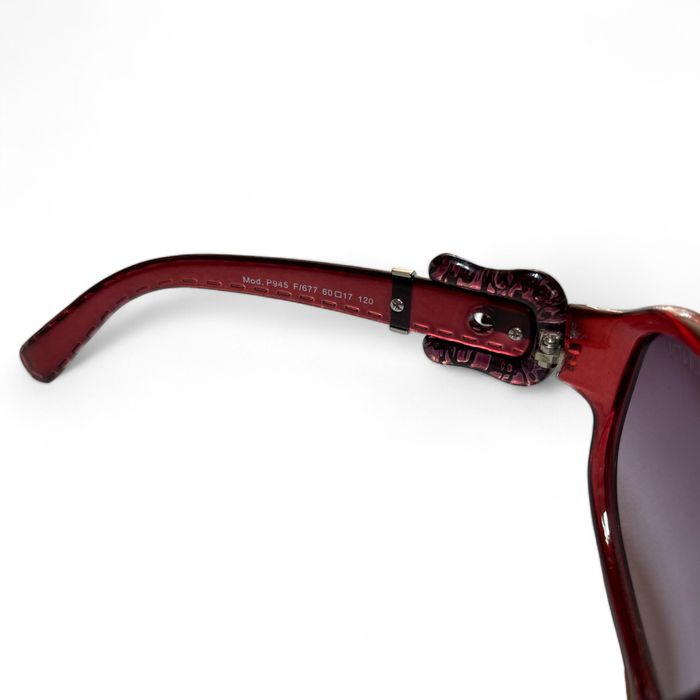 Дамски очила Fendi Buckle Wine Sunglasses