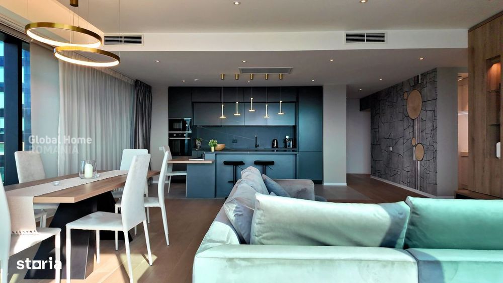 One Mircea Eliade - Floreasca | 4 Rooms + Terrace Open View | Lemon De